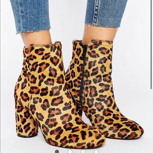 Miss Selfridge Leopard Print Boot